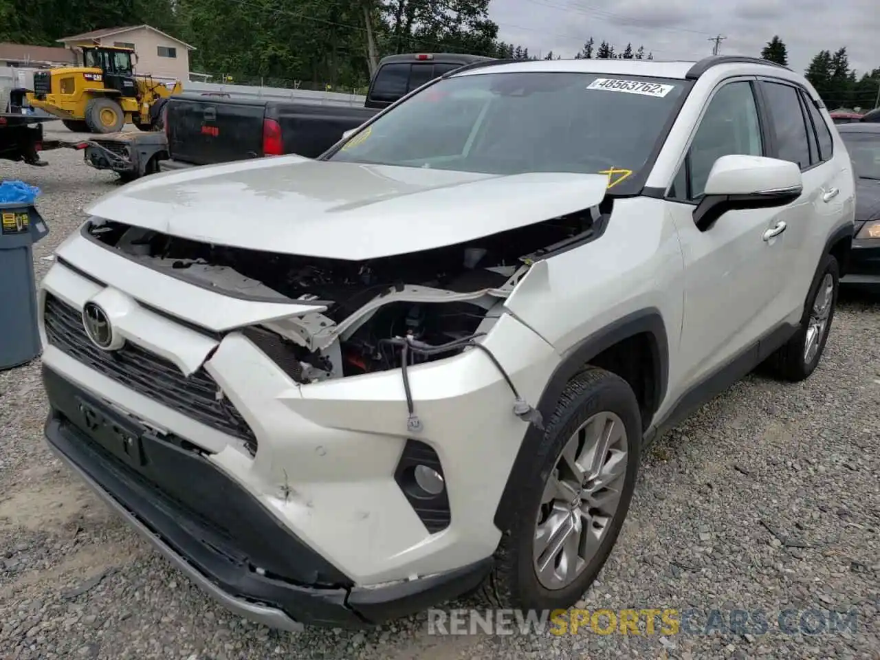 2 Photograph of a damaged car 2T3N1RFV7LC064287 TOYOTA RAV4 2020