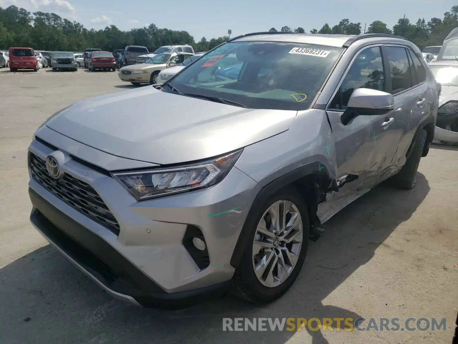 2 Photograph of a damaged car 2T3N1RFV8LC137960 TOYOTA RAV4 2020