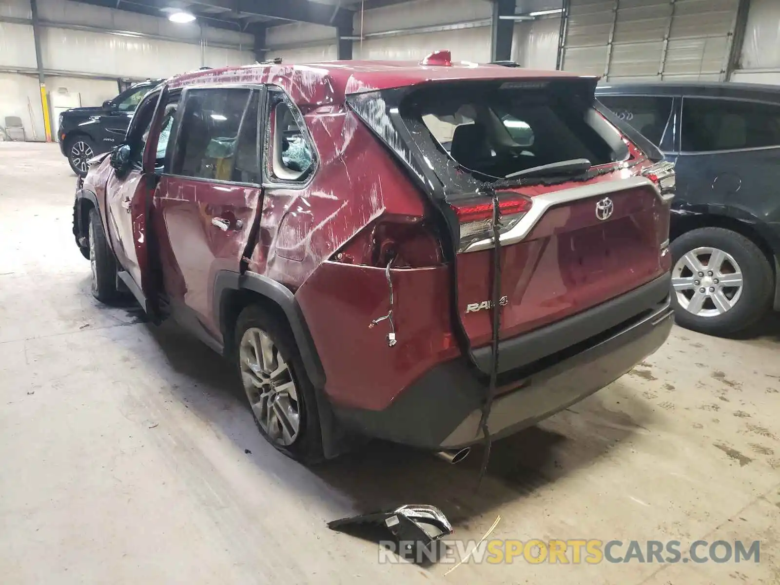 3 Photograph of a damaged car 2T3N1RFV8LW087950 TOYOTA RAV4 2020