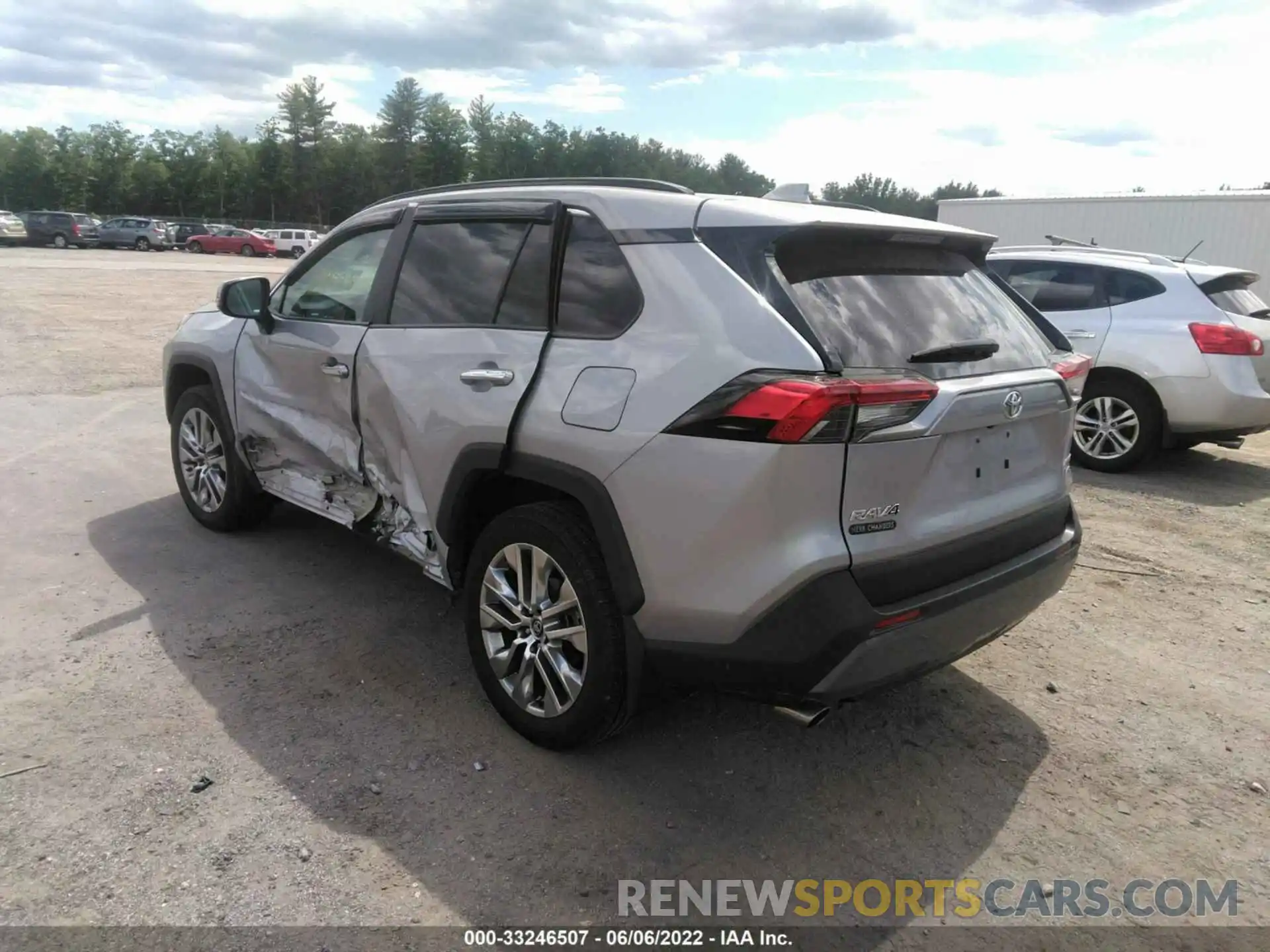 3 Photograph of a damaged car 2T3N1RFV9LW086127 TOYOTA RAV4 2020