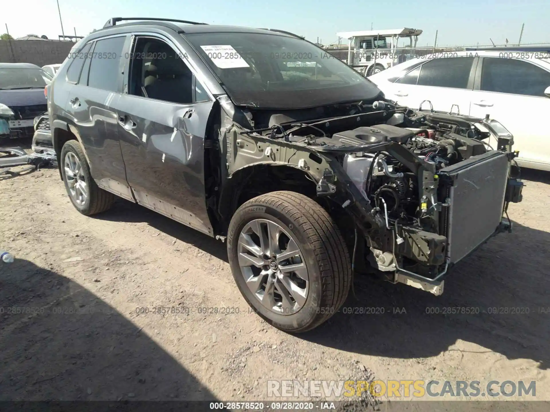 1 Photograph of a damaged car 2T3N1RFVXLC071251 TOYOTA RAV4 2020