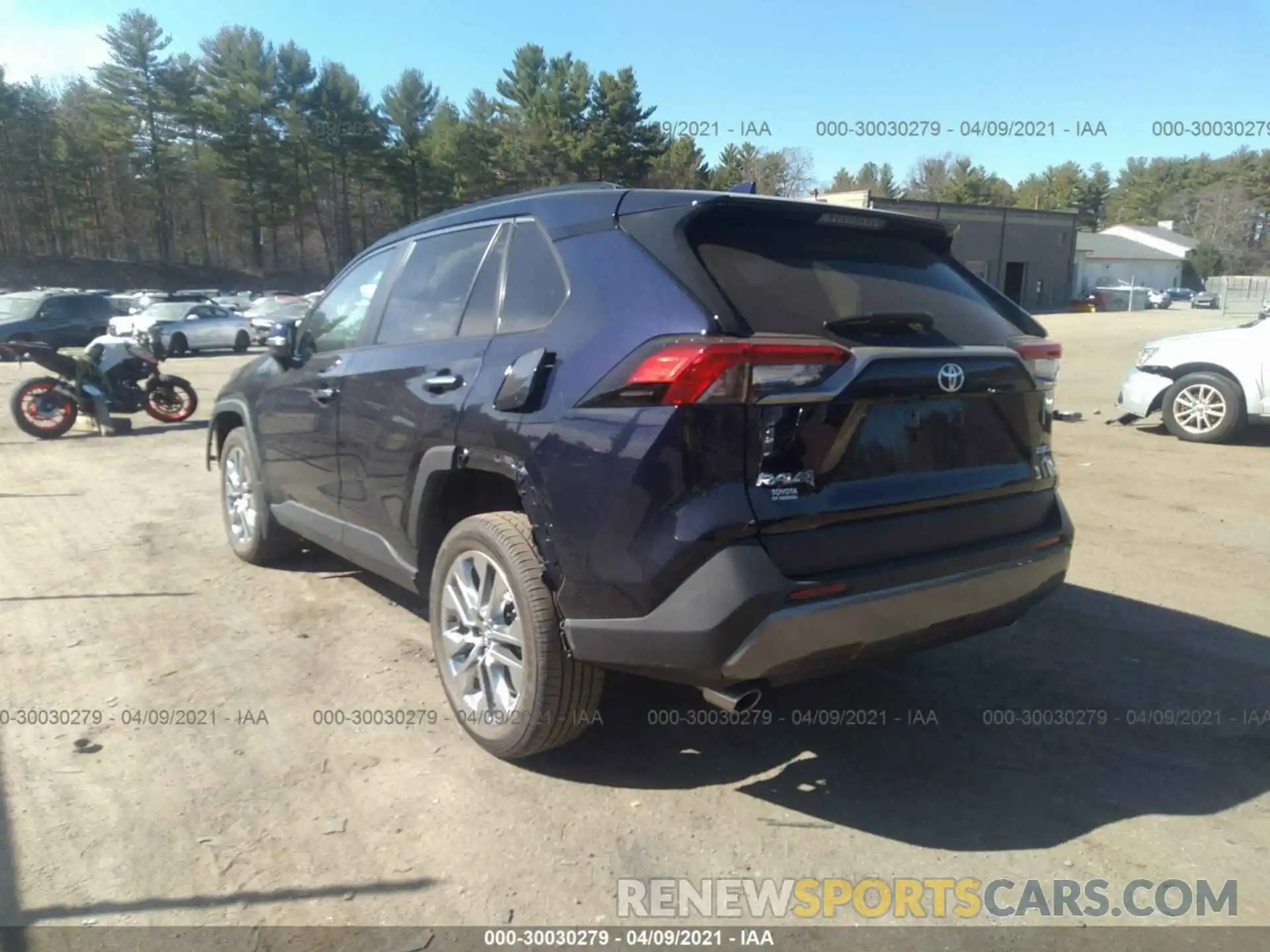 3 Photograph of a damaged car 2T3N1RFVXLC106533 TOYOTA RAV4 2020