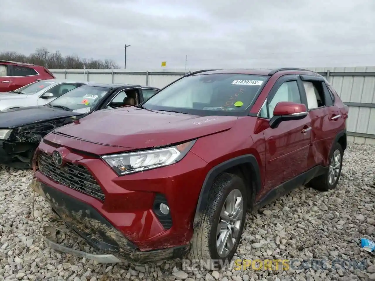 2 Photograph of a damaged car 2T3N1RFVXLC140925 TOYOTA RAV4 2020