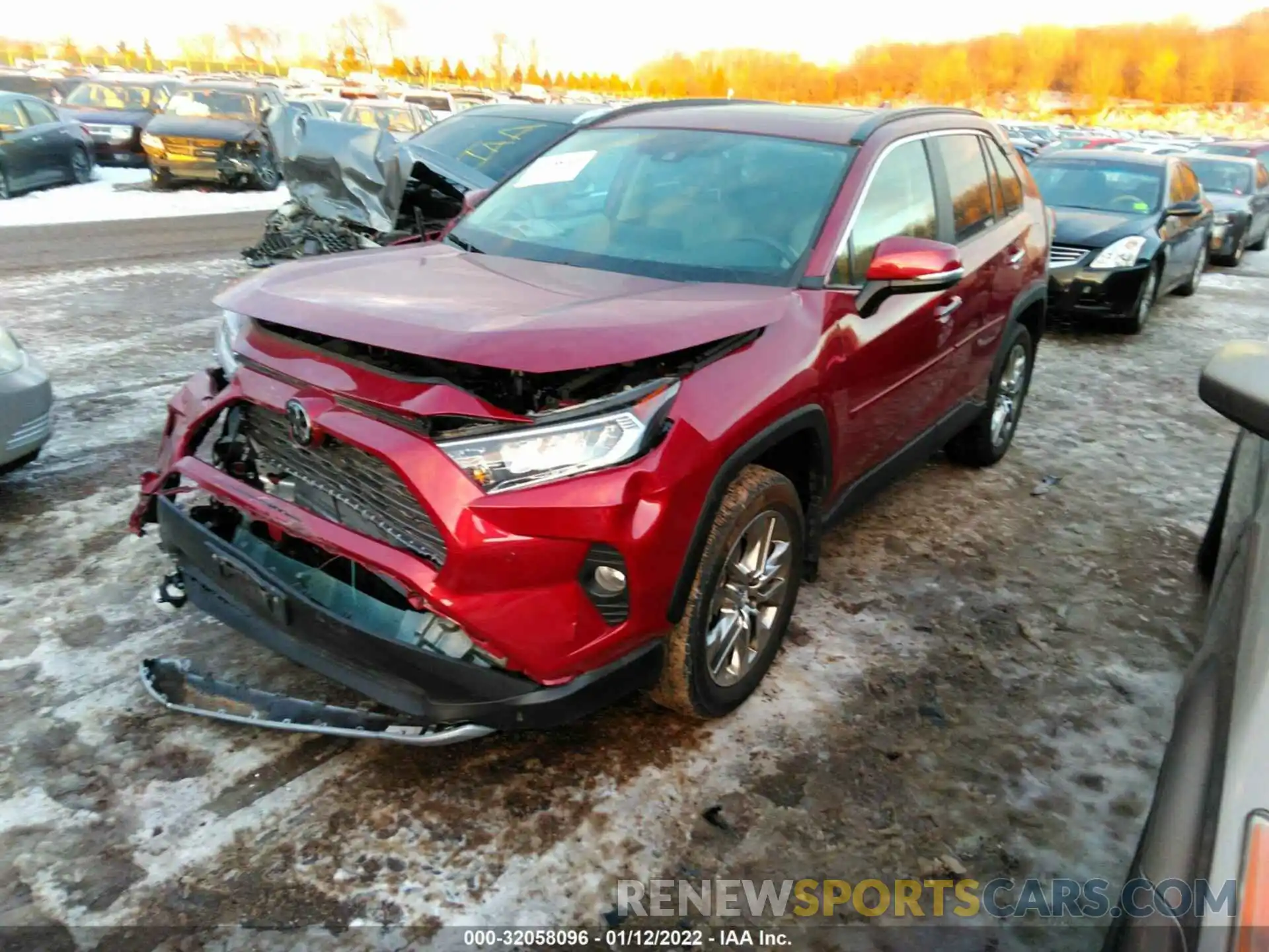 2 Photograph of a damaged car 2T3N1RFVXLW101704 TOYOTA RAV4 2020