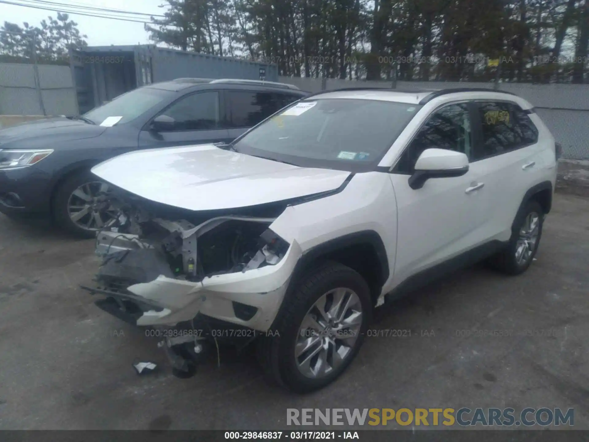 2 Photograph of a damaged car 2T3N1RFVXLW105882 TOYOTA RAV4 2020