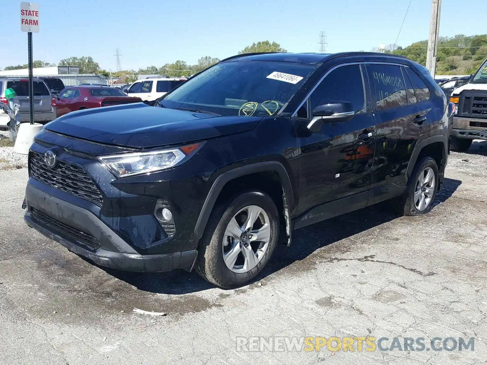 2 Photograph of a damaged car 2T3P1RFV0LC065323 TOYOTA RAV4 2020