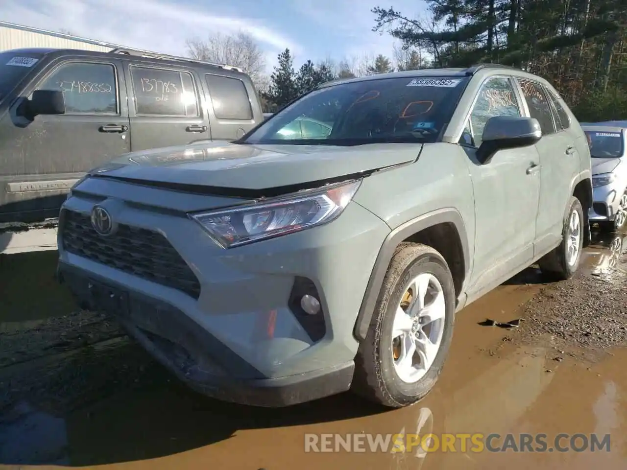 2 Photograph of a damaged car 2T3P1RFV0LC067332 TOYOTA RAV4 2020