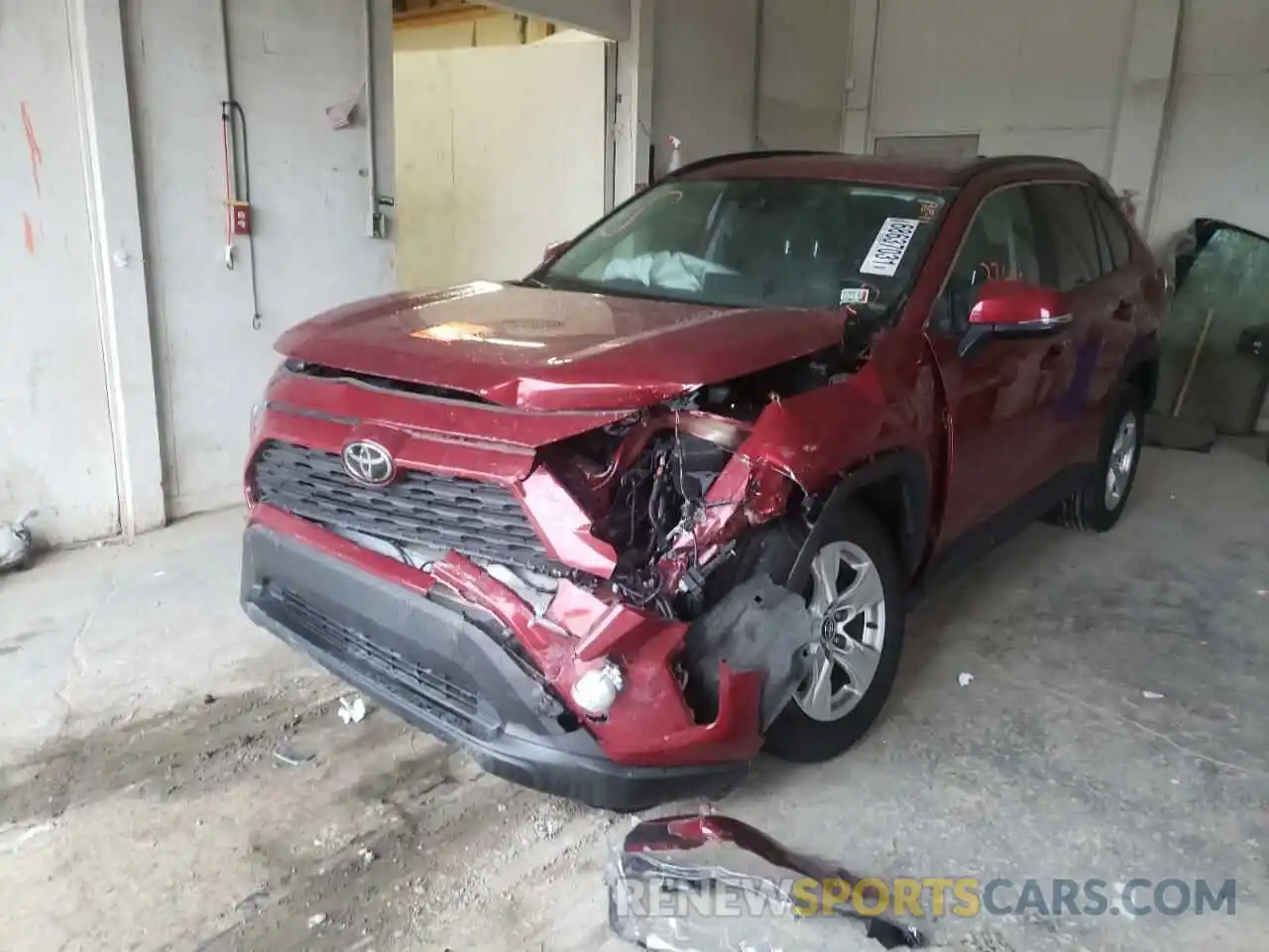 2 Photograph of a damaged car 2T3P1RFV0LC073468 TOYOTA RAV4 2020