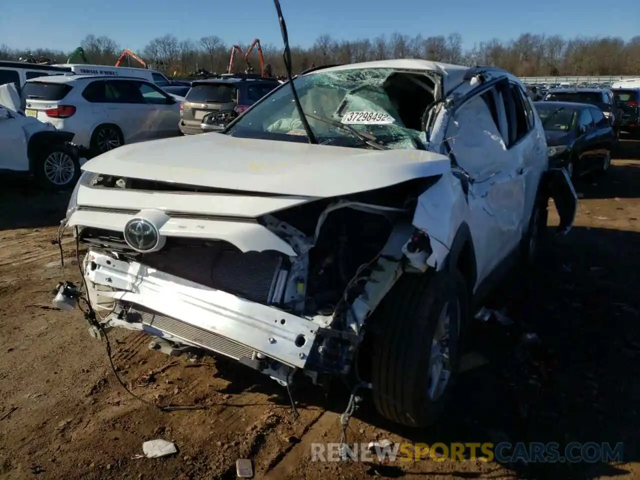 2 Photograph of a damaged car 2T3P1RFV0LC073521 TOYOTA RAV4 2020