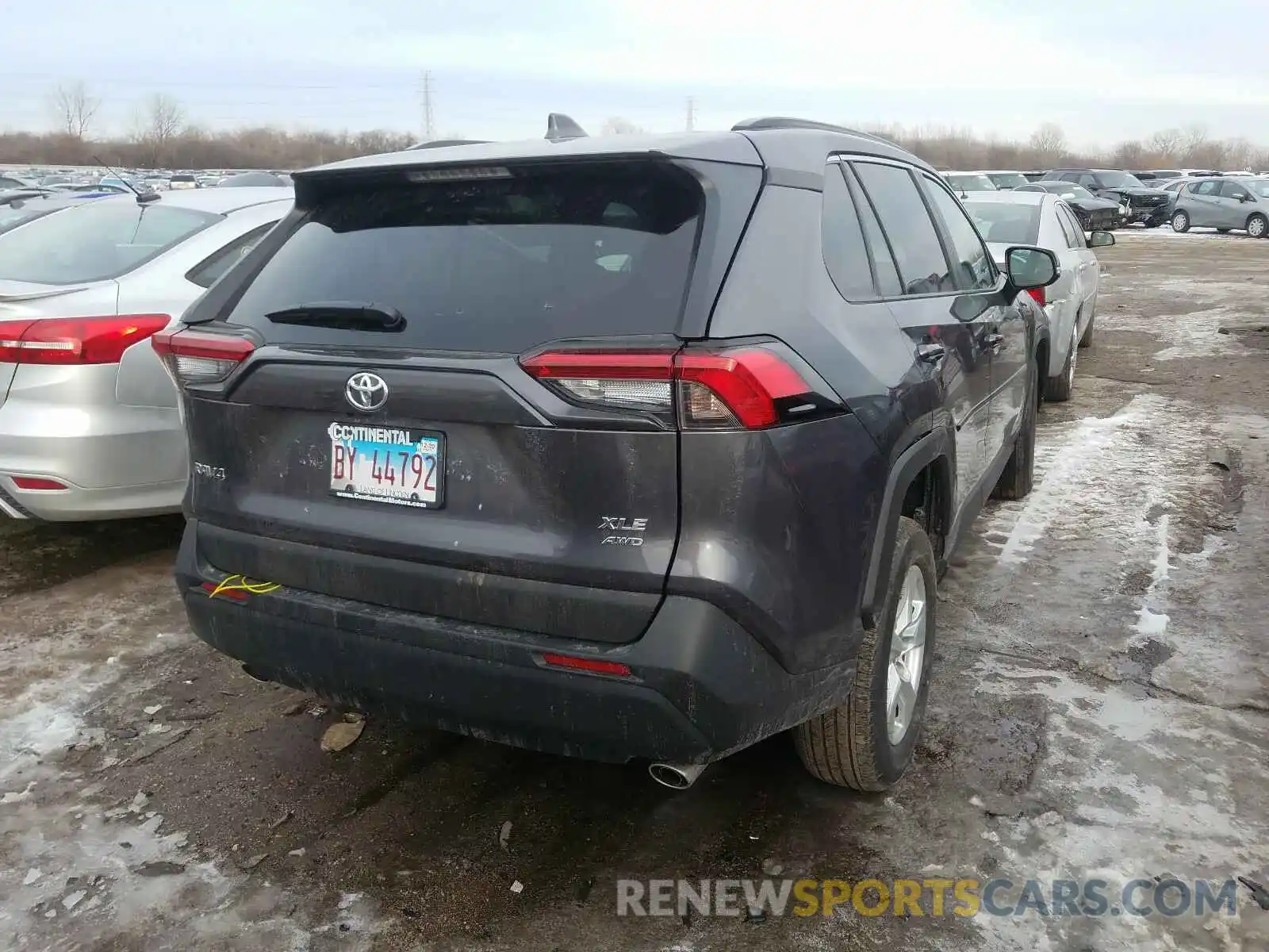 4 Photograph of a damaged car 2T3P1RFV0LC082154 TOYOTA RAV4 2020