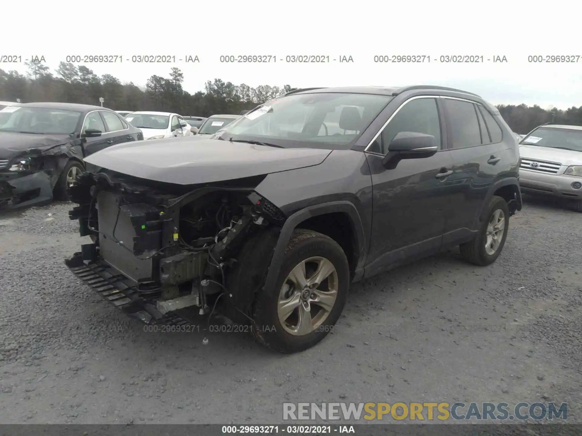 2 Photograph of a damaged car 2T3P1RFV0LC085006 TOYOTA RAV4 2020