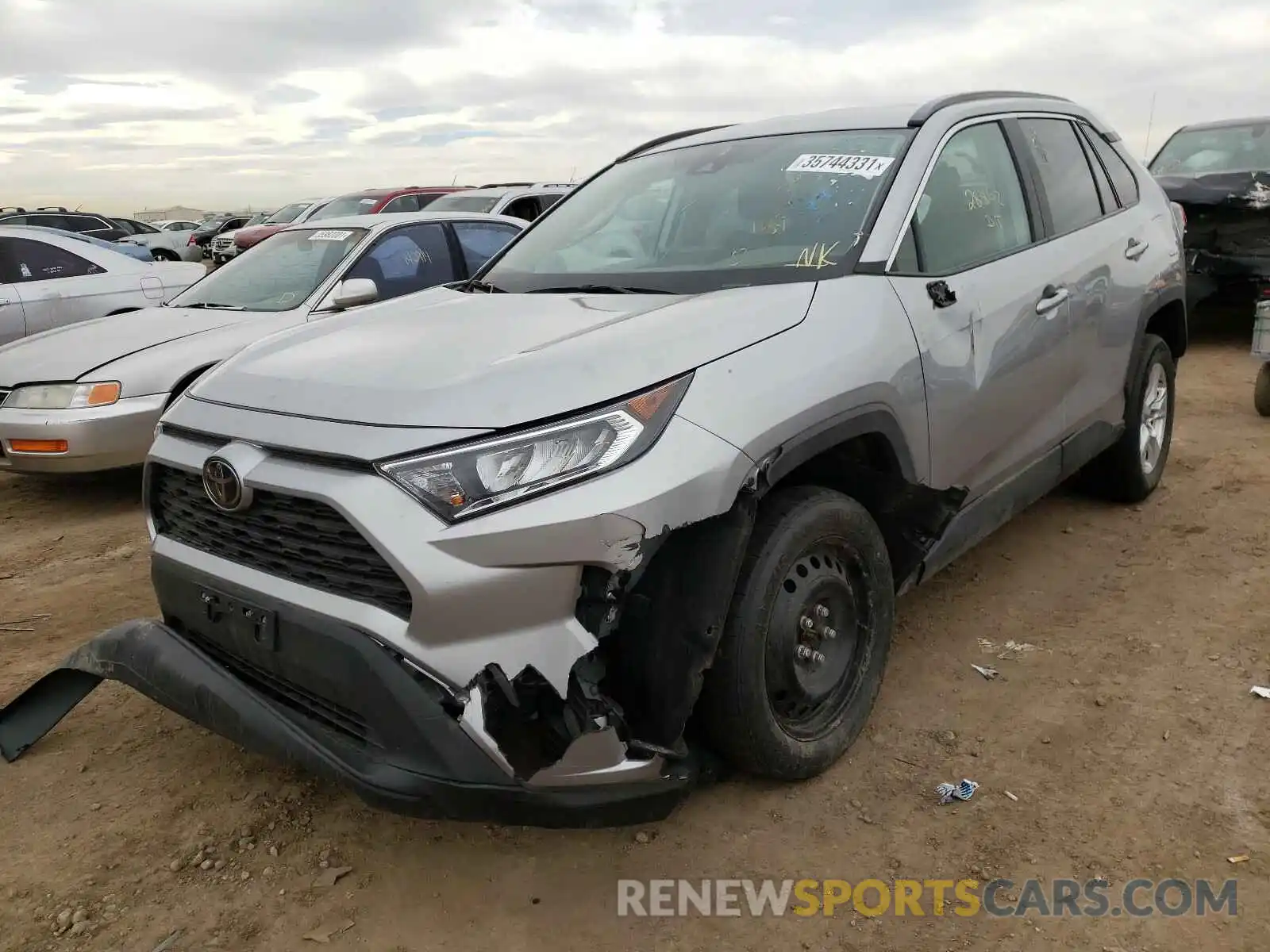 2 Фотография поврежденного автомобиля 2T3P1RFV0LC093770 TOYOTA RAV4 2020