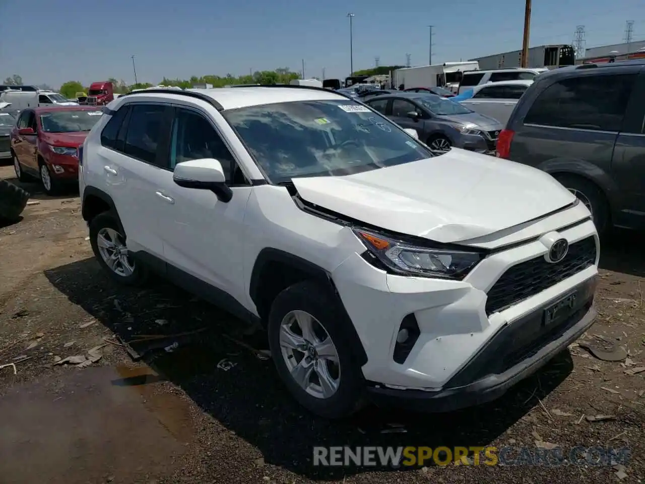 1 Photograph of a damaged car 2T3P1RFV0LC093977 TOYOTA RAV4 2020