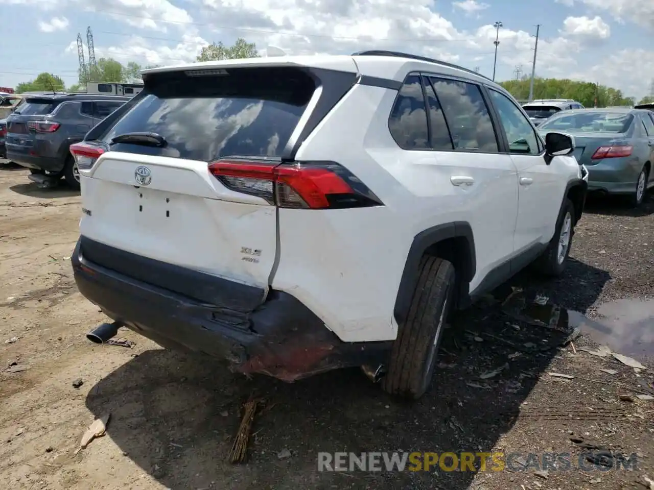 4 Фотография поврежденного автомобиля 2T3P1RFV0LC093977 TOYOTA RAV4 2020