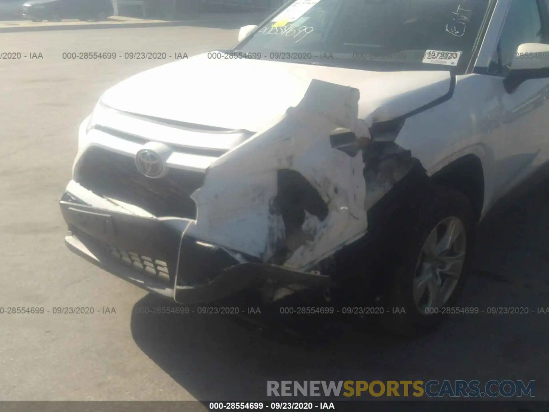 6 Photograph of a damaged car 2T3P1RFV0LC099598 TOYOTA RAV4 2020