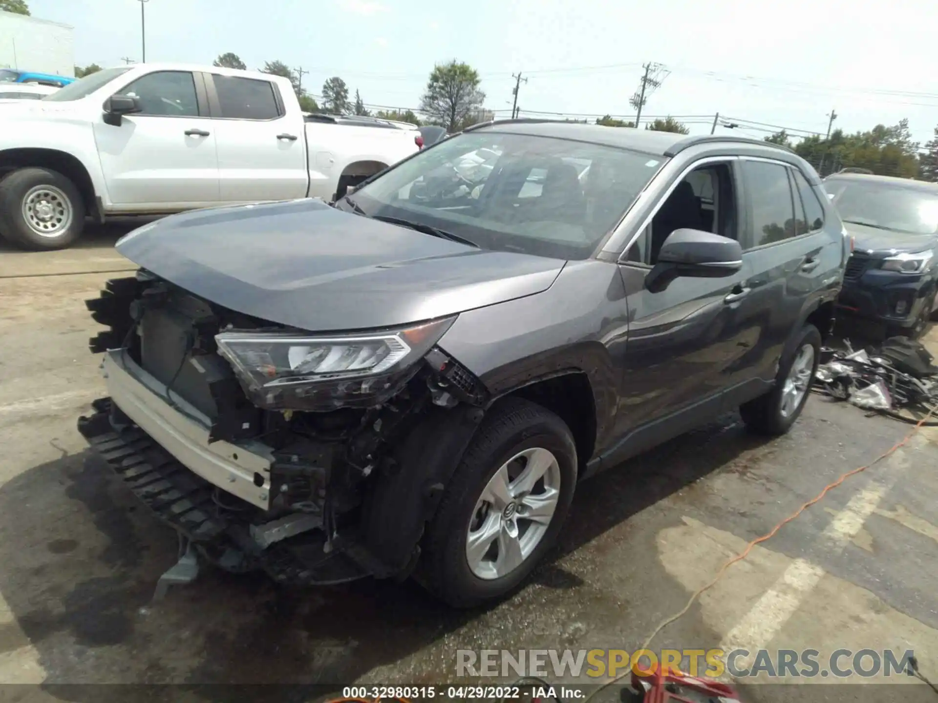 2 Photograph of a damaged car 2T3P1RFV0LC125732 TOYOTA RAV4 2020