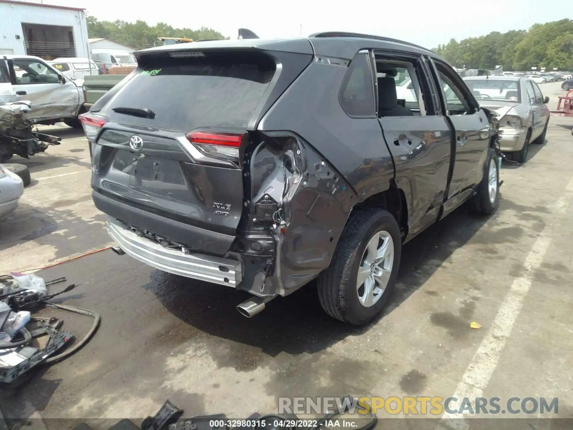 4 Фотография поврежденного автомобиля 2T3P1RFV0LC125732 TOYOTA RAV4 2020