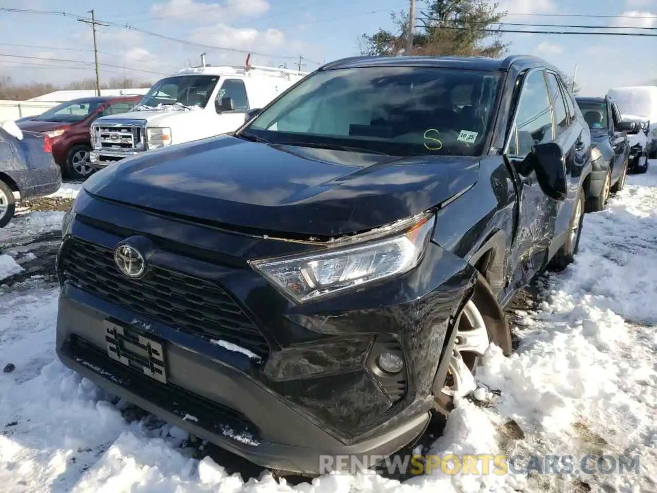 2 Photograph of a damaged car 2T3P1RFV0LC128887 TOYOTA RAV4 2020