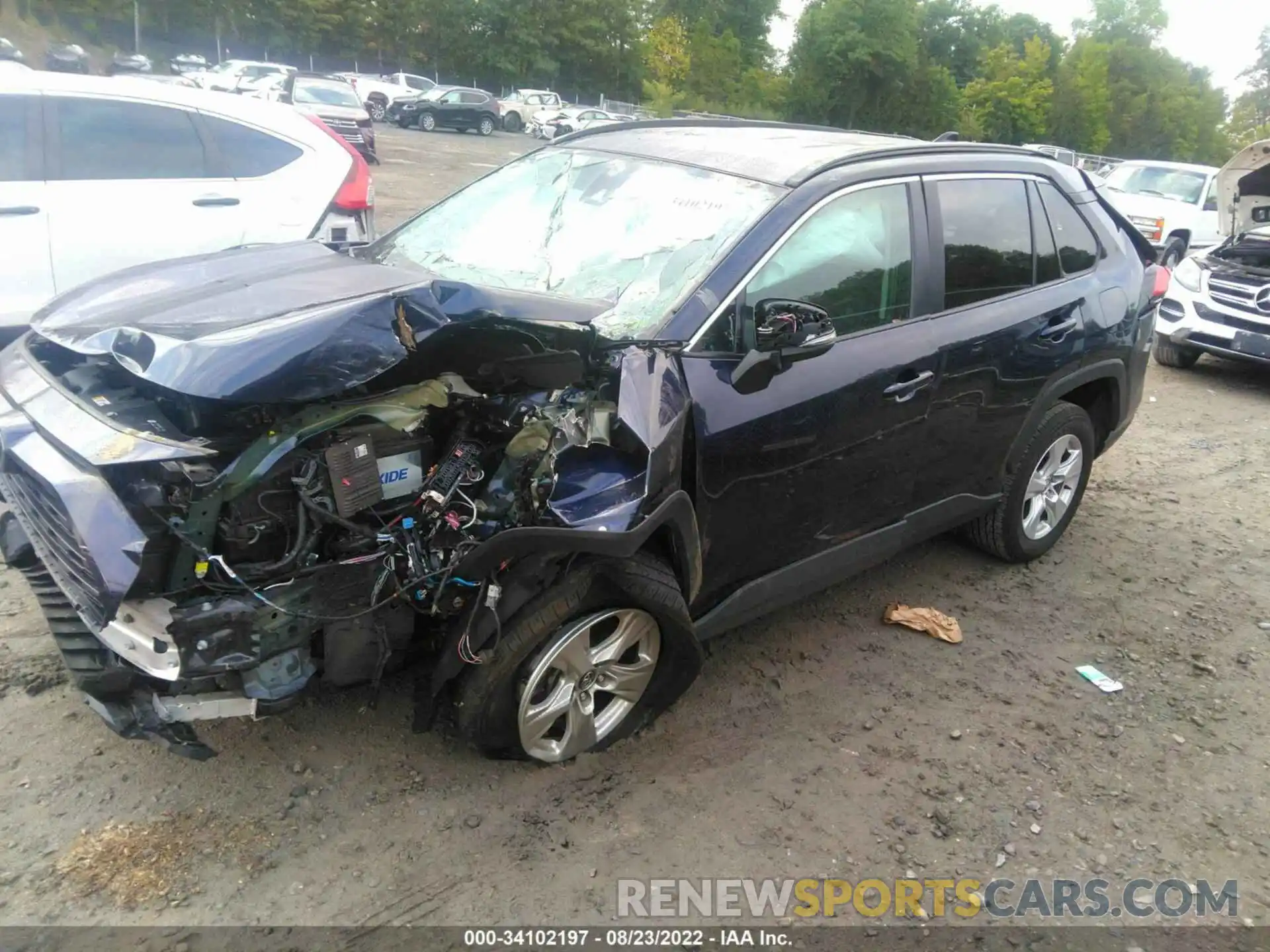 2 Photograph of a damaged car 2T3P1RFV0LW100053 TOYOTA RAV4 2020