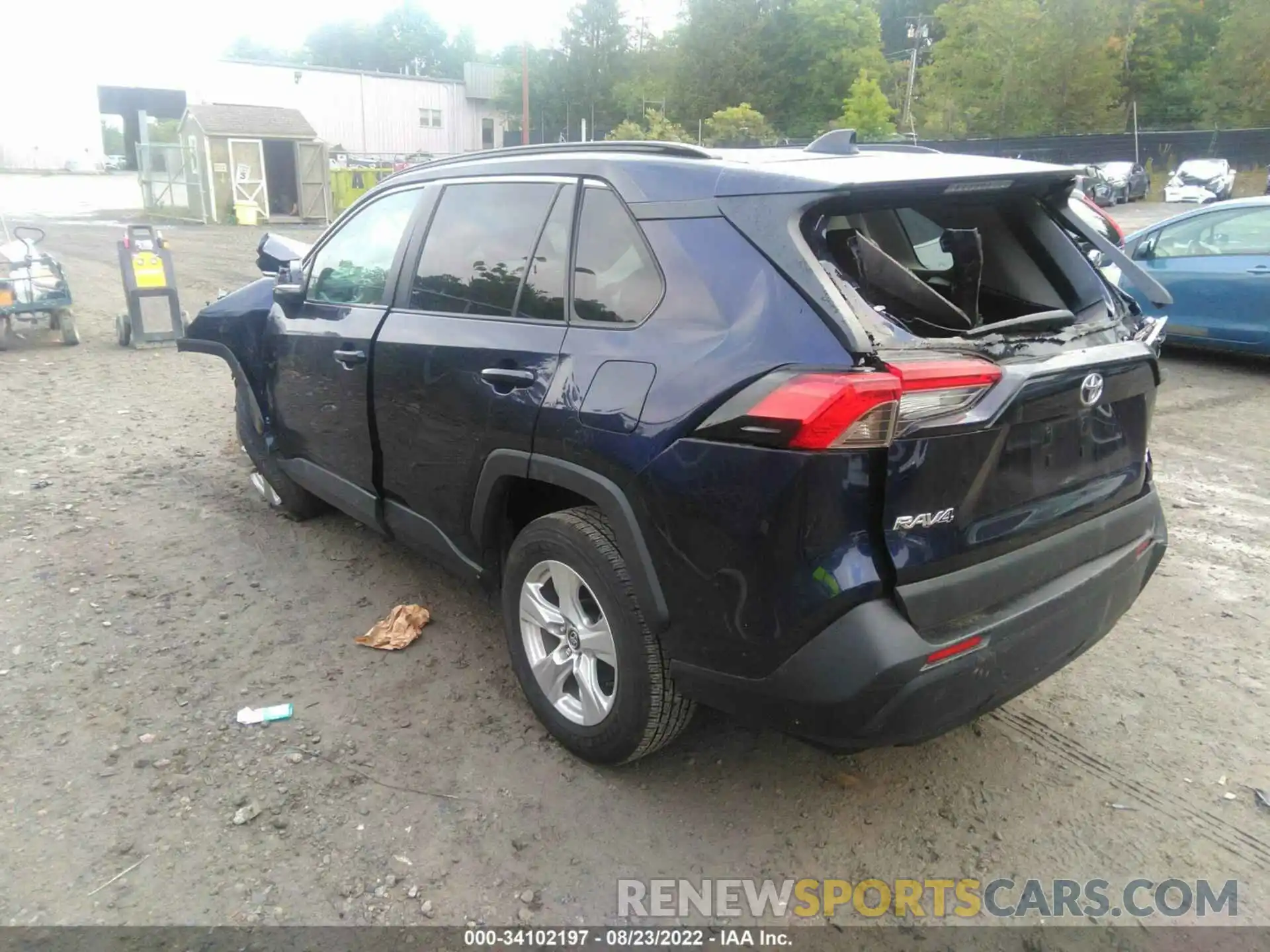 3 Photograph of a damaged car 2T3P1RFV0LW100053 TOYOTA RAV4 2020