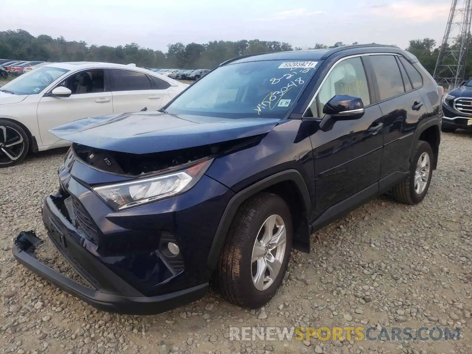 2 Photograph of a damaged car 2T3P1RFV0LW103048 TOYOTA RAV4 2020