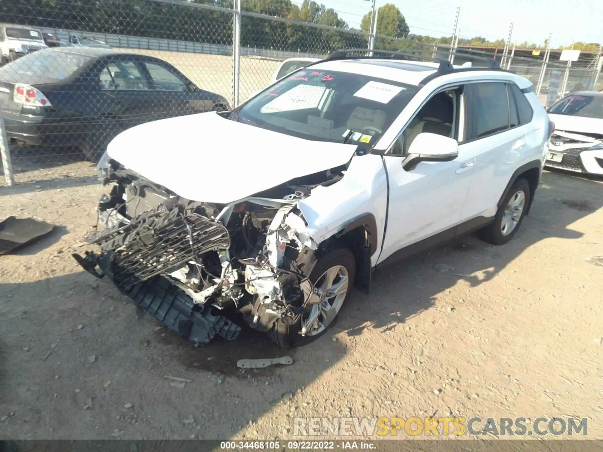 2 Photograph of a damaged car 2T3P1RFV0LW112168 TOYOTA RAV4 2020