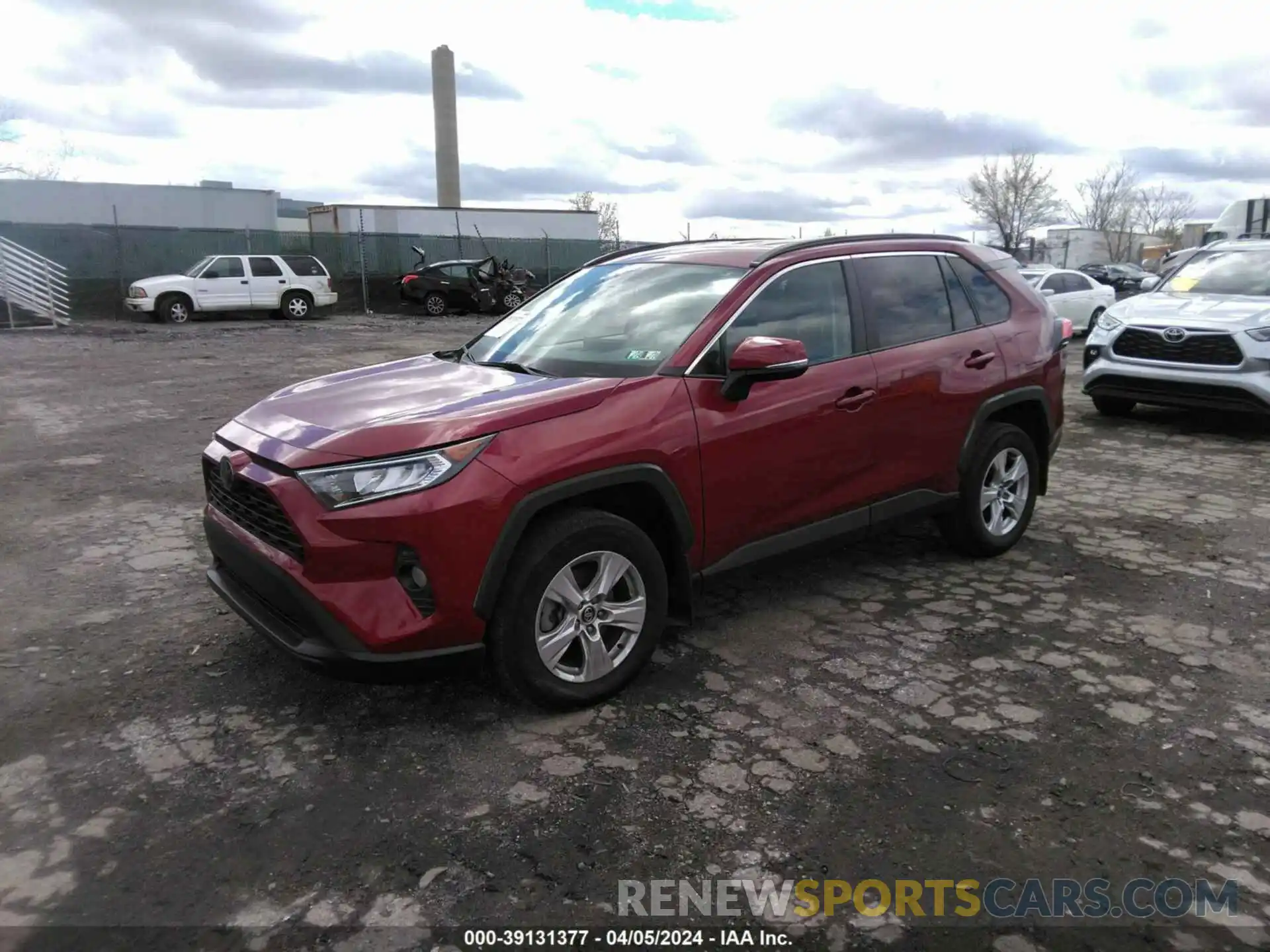 2 Фотография поврежденного автомобиля 2T3P1RFV0LW132260 TOYOTA RAV4 2020