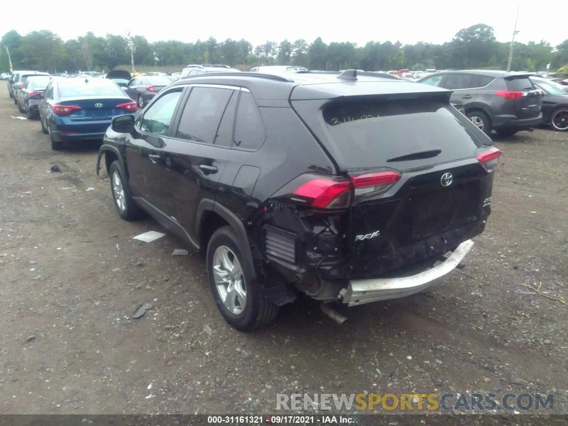 3 Фотография поврежденного автомобиля 2T3P1RFV0LW132713 TOYOTA RAV4 2020