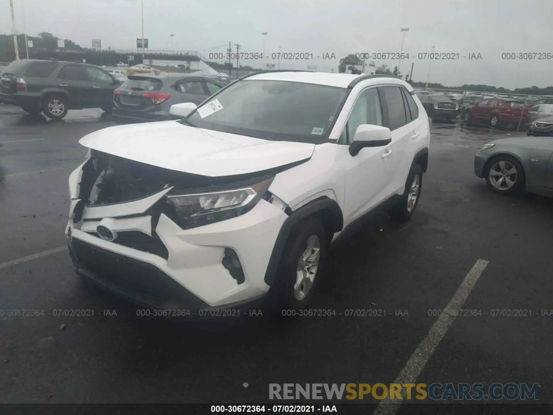 2 Photograph of a damaged car 2T3P1RFV1LC081160 TOYOTA RAV4 2020