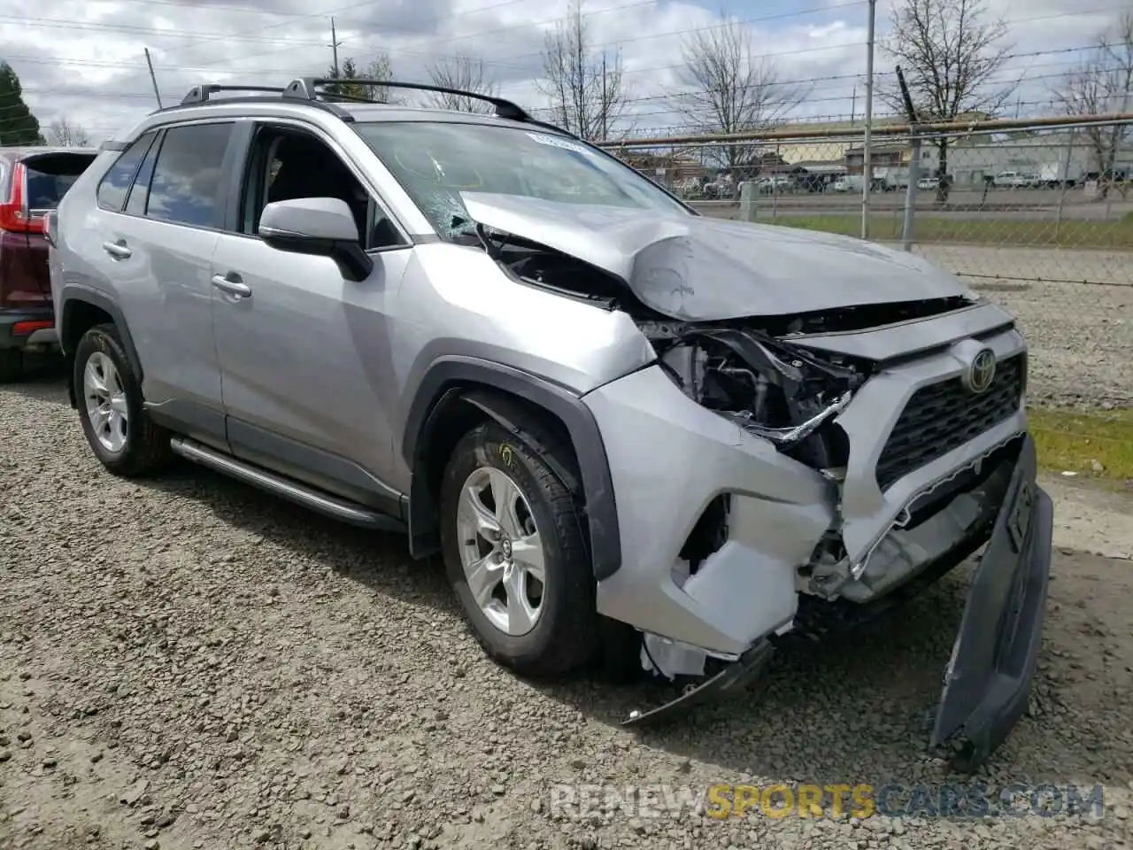 1 Photograph of a damaged car 2T3P1RFV1LC087198 TOYOTA RAV4 2020