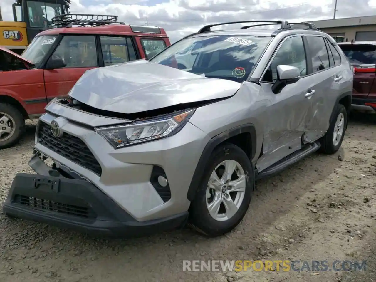 2 Photograph of a damaged car 2T3P1RFV1LC087198 TOYOTA RAV4 2020