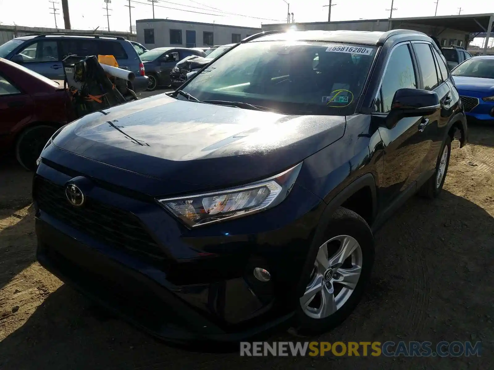 2 Photograph of a damaged car 2T3P1RFV1LC089372 TOYOTA RAV4 2020