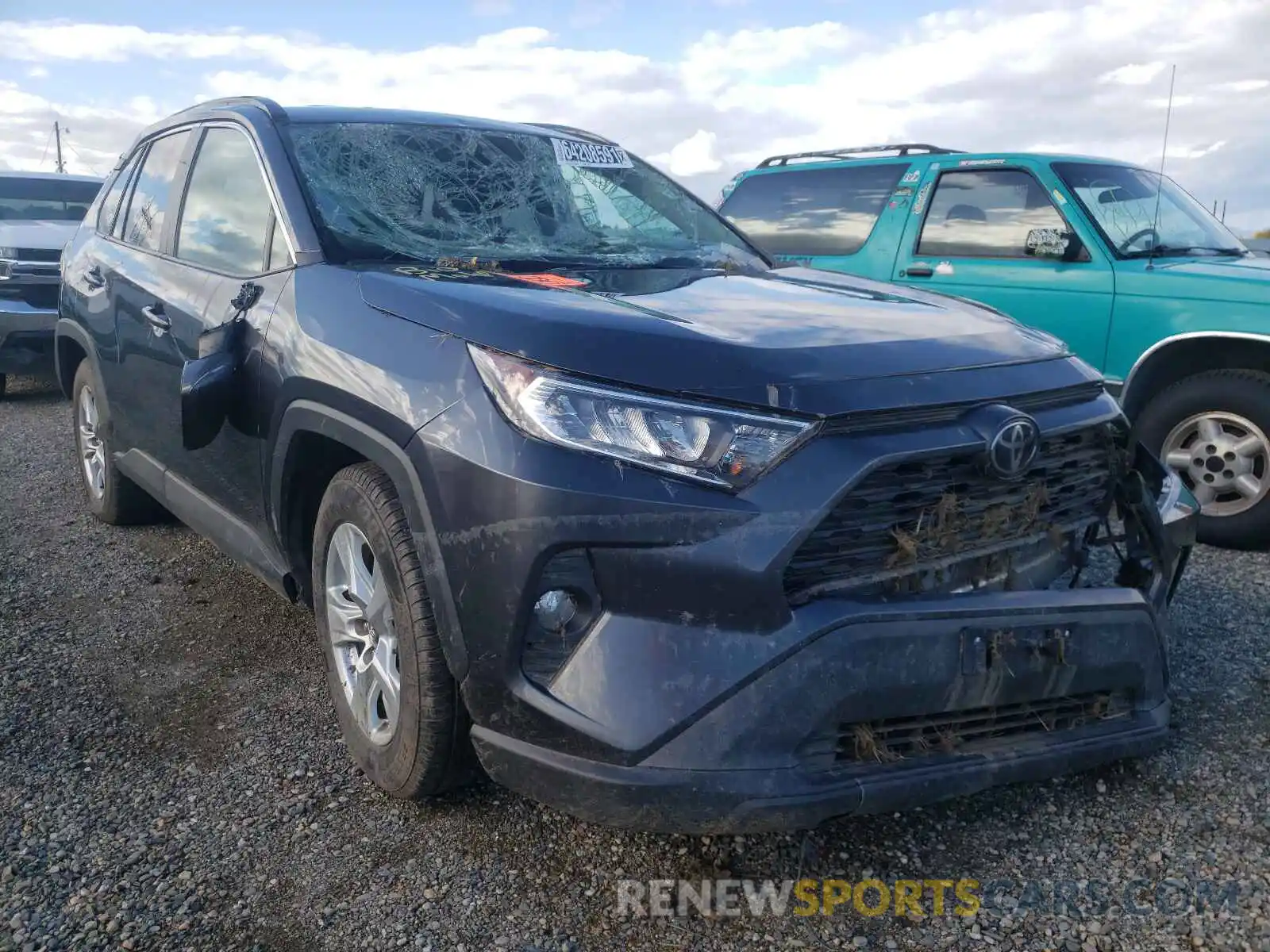 1 Photograph of a damaged car 2T3P1RFV1LC092367 TOYOTA RAV4 2020