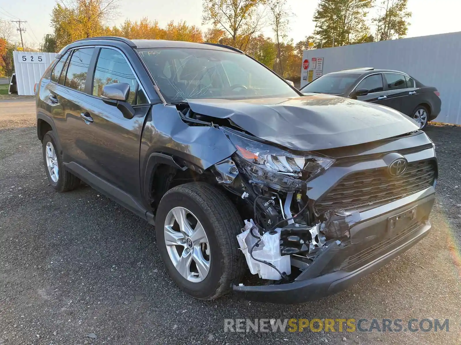 1 Photograph of a damaged car 2T3P1RFV1LC093289 TOYOTA RAV4 2020