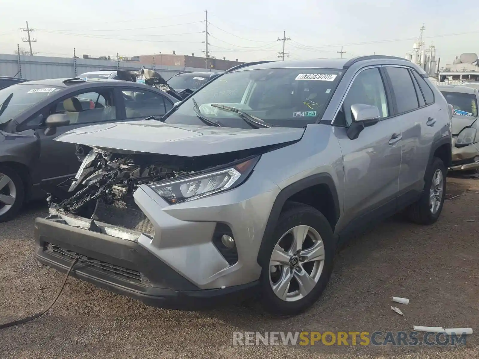 2 Photograph of a damaged car 2T3P1RFV1LC100970 TOYOTA RAV4 2020