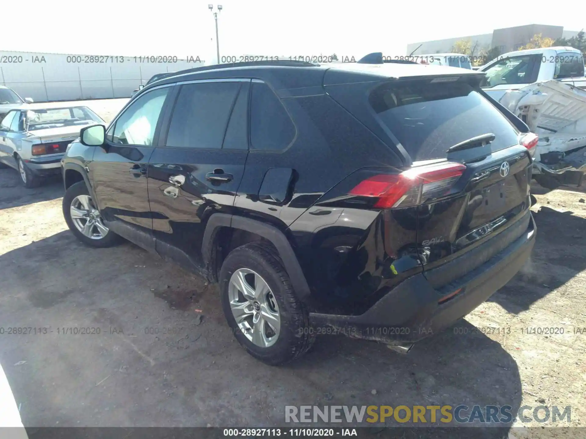 3 Фотография поврежденного автомобиля 2T3P1RFV1LC101956 TOYOTA RAV4 2020