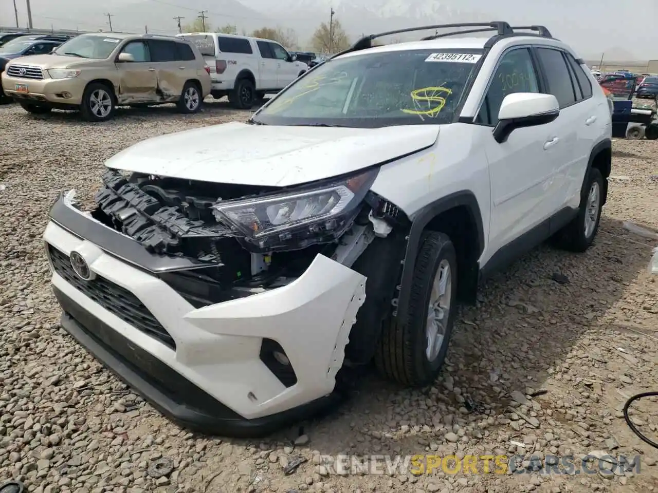 2 Фотография поврежденного автомобиля 2T3P1RFV1LC105361 TOYOTA RAV4 2020