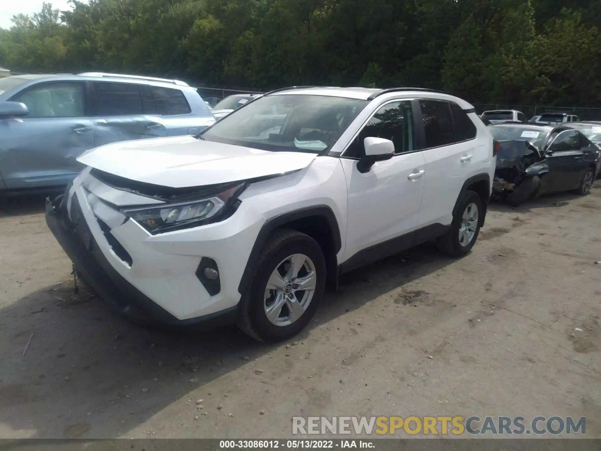 2 Фотография поврежденного автомобиля 2T3P1RFV1LC123584 TOYOTA RAV4 2020