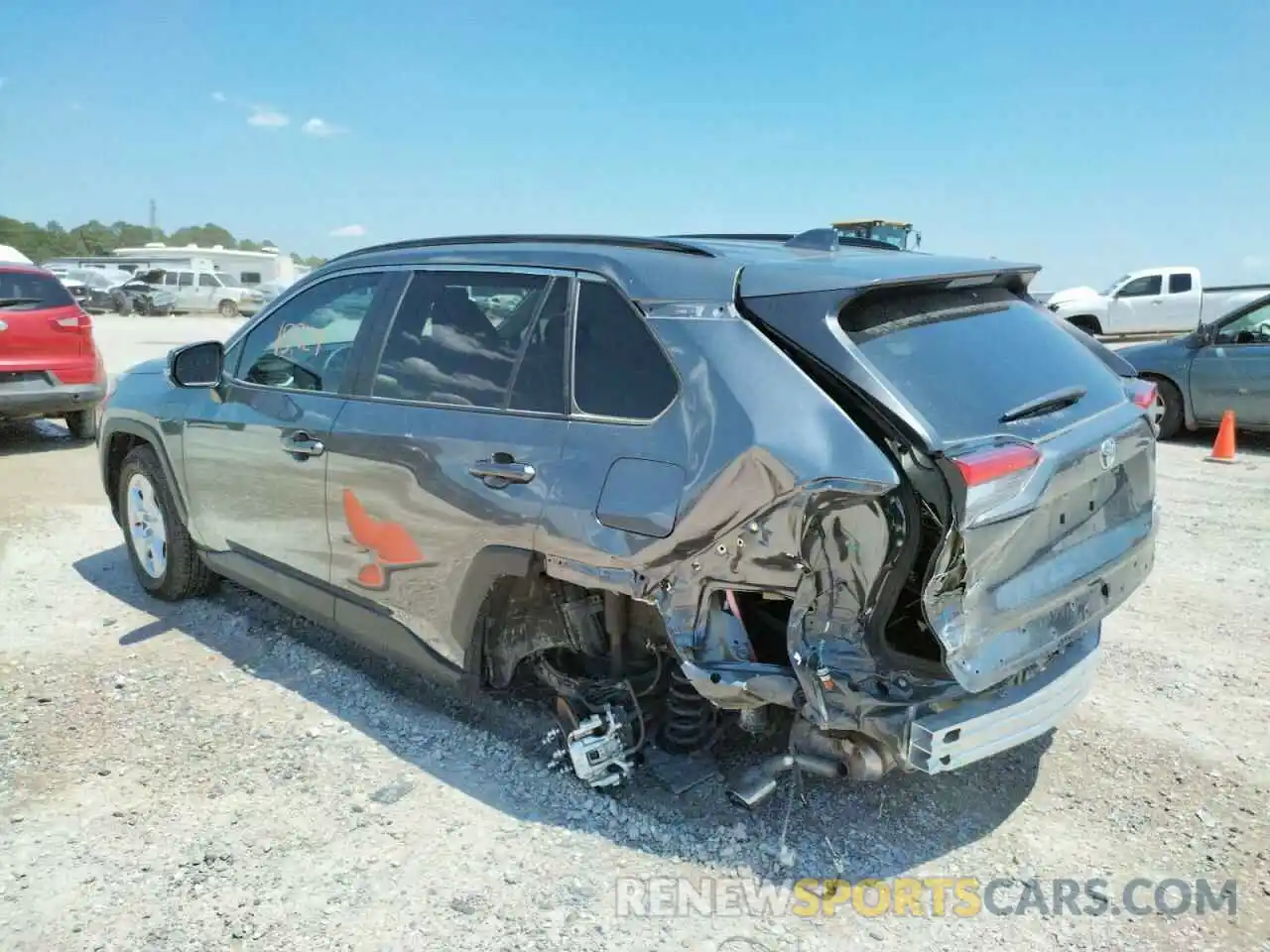 3 Фотография поврежденного автомобиля 2T3P1RFV1LC124377 TOYOTA RAV4 2020