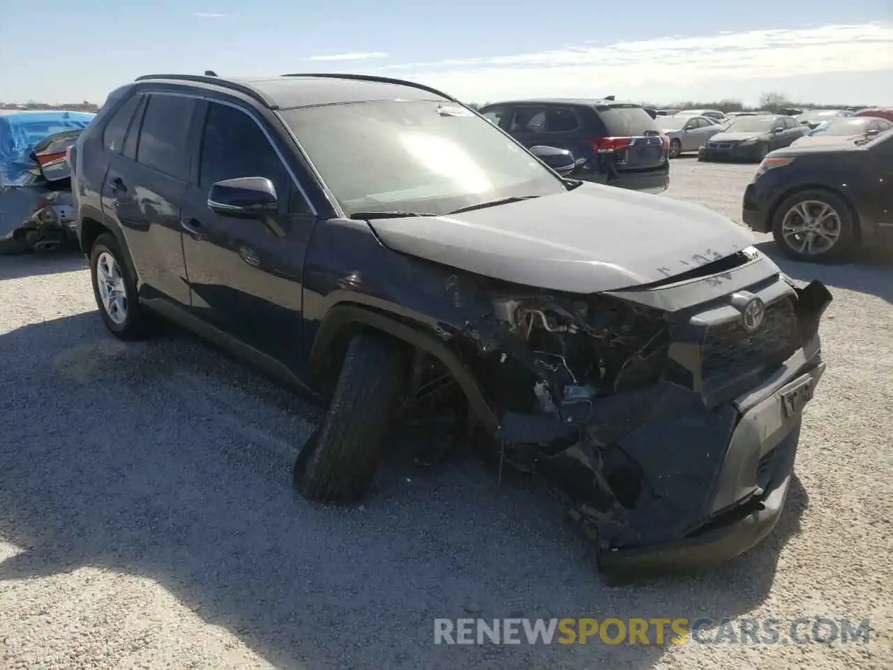 1 Photograph of a damaged car 2T3P1RFV1LC128946 TOYOTA RAV4 2020