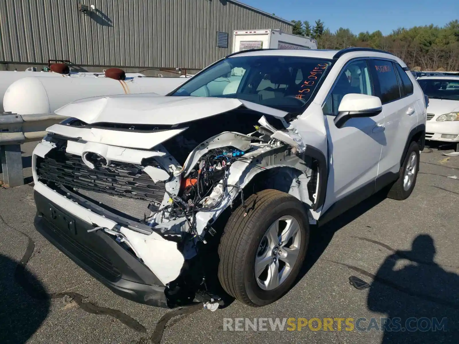 2 Photograph of a damaged car 2T3P1RFV1LC134956 TOYOTA RAV4 2020