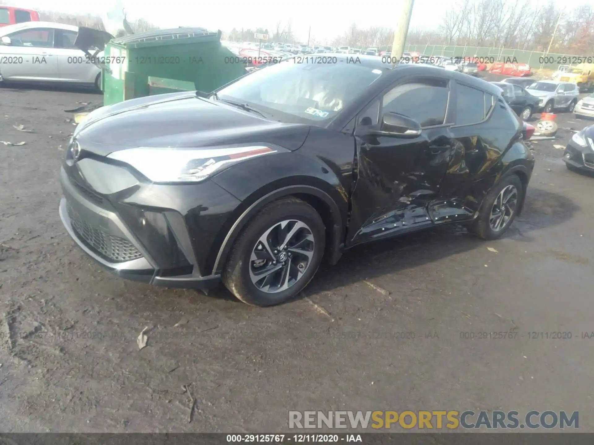 2 Photograph of a damaged car 2T3P1RFV1LW084025 TOYOTA RAV4 2020