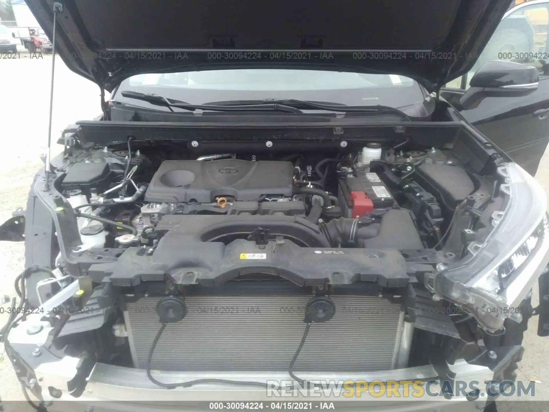 10 Фотография поврежденного автомобиля 2T3P1RFV1LW087670 TOYOTA RAV4 2020