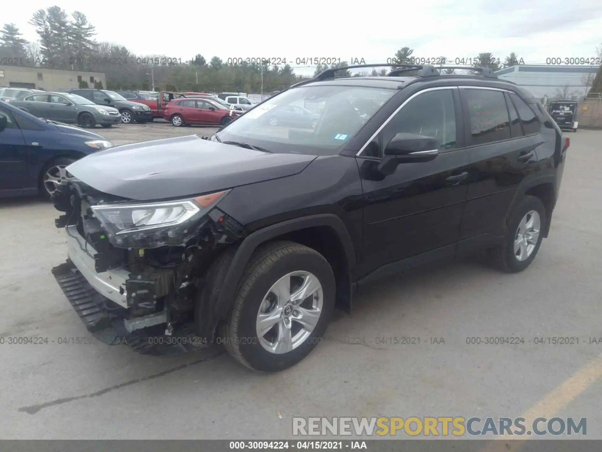 2 Photograph of a damaged car 2T3P1RFV1LW087670 TOYOTA RAV4 2020