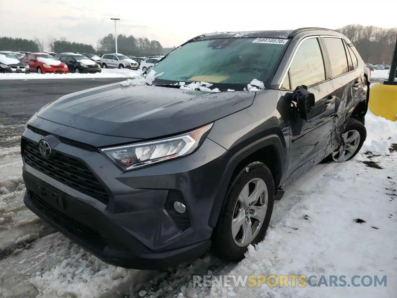 2 Photograph of a damaged car 2T3P1RFV1LW091430 TOYOTA RAV4 2020