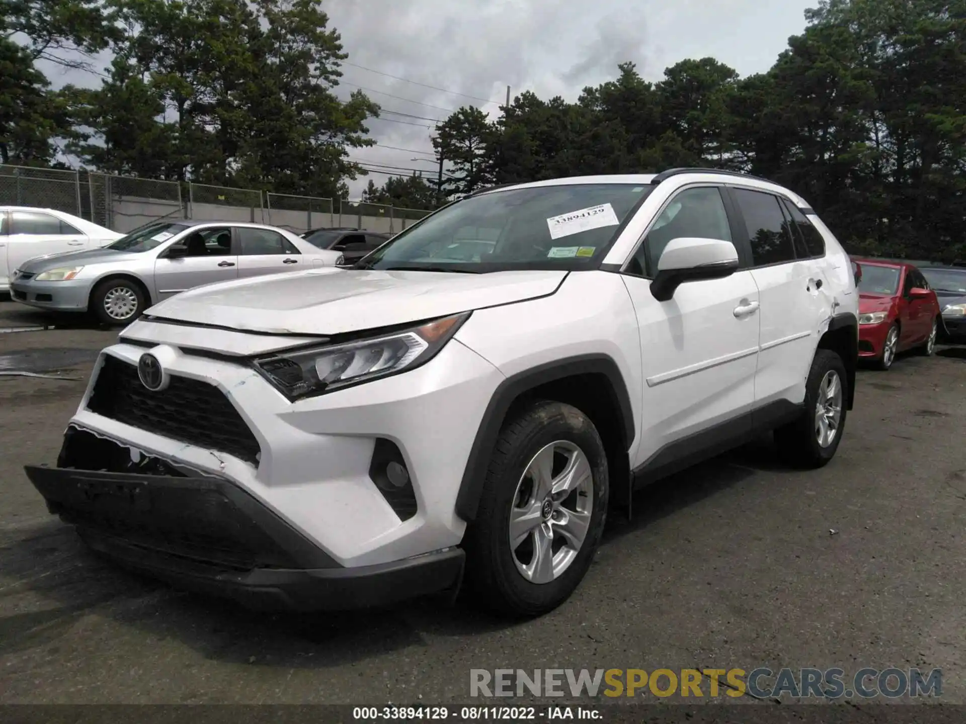 2 Photograph of a damaged car 2T3P1RFV1LW099267 TOYOTA RAV4 2020