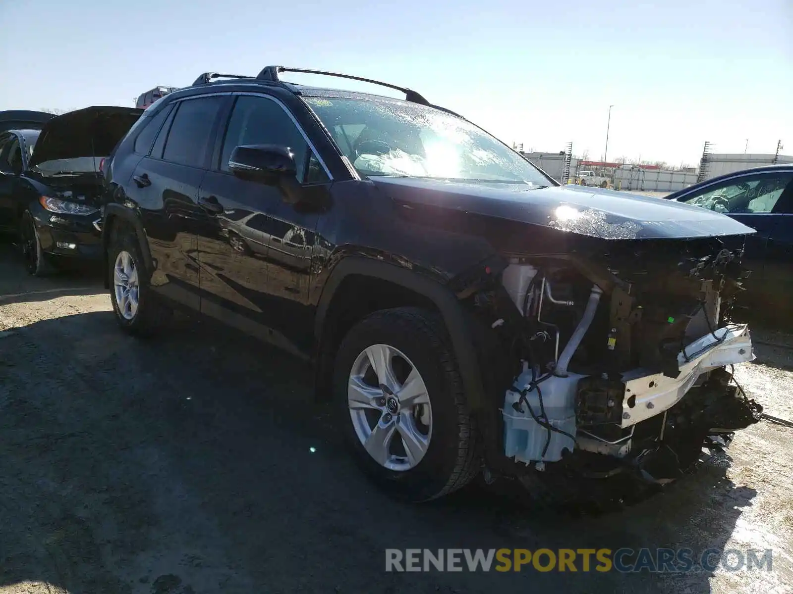 1 Photograph of a damaged car 2T3P1RFV1LW103236 TOYOTA RAV4 2020