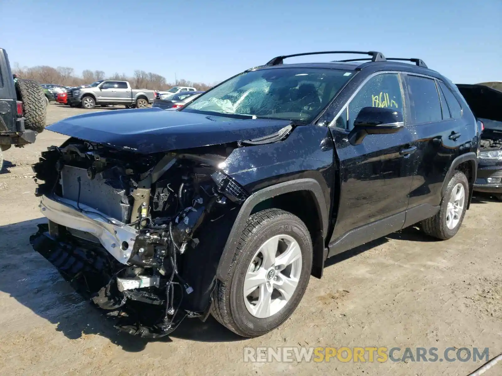 2 Photograph of a damaged car 2T3P1RFV1LW103236 TOYOTA RAV4 2020