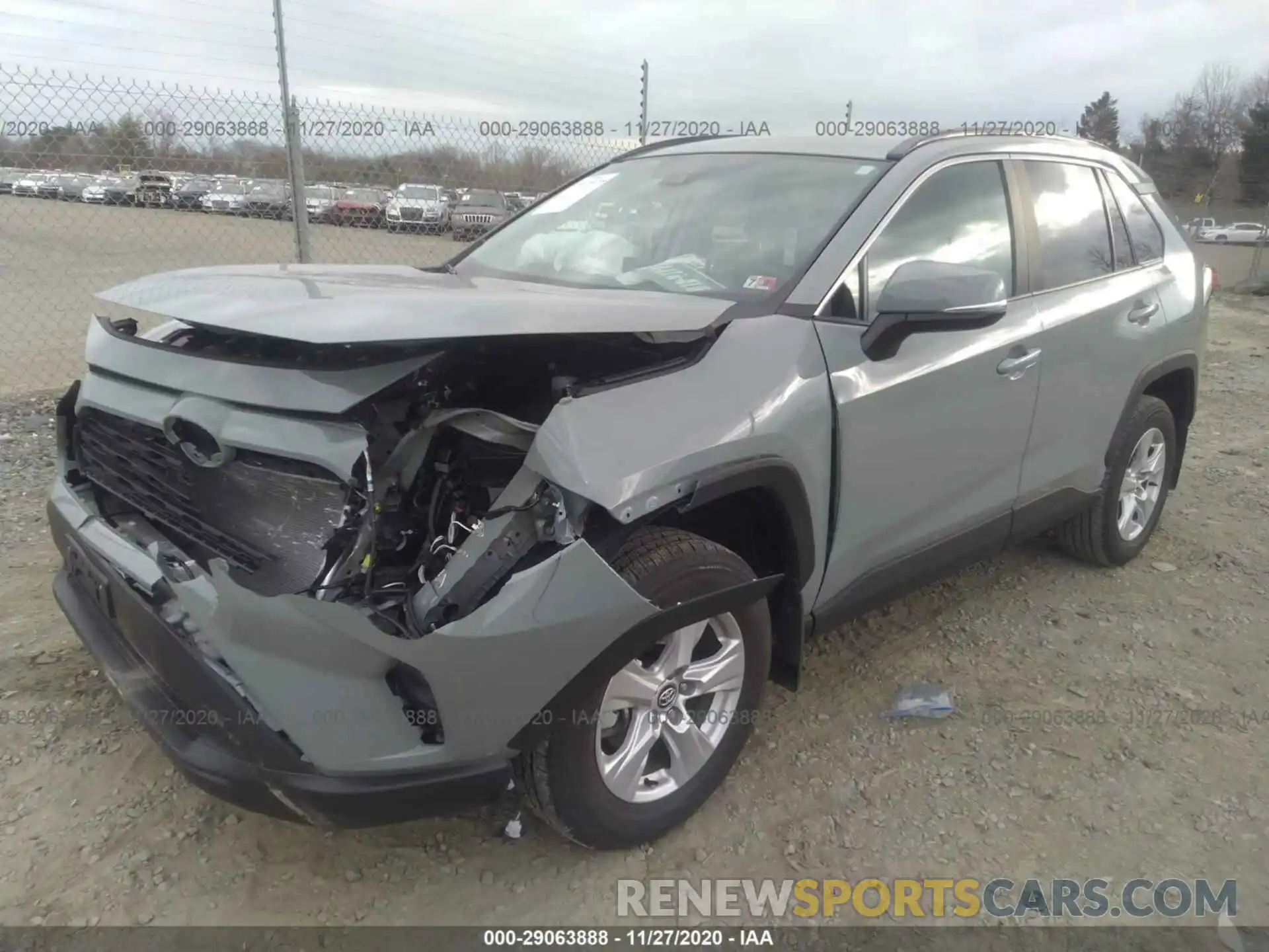 2 Photograph of a damaged car 2T3P1RFV1LW120358 TOYOTA RAV4 2020