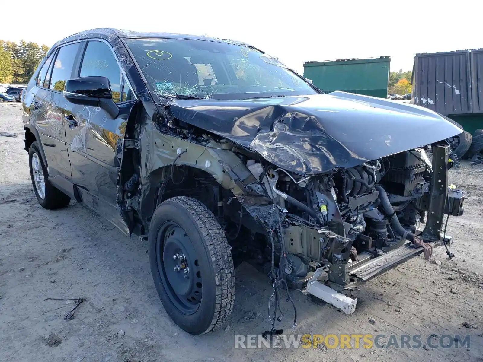 1 Photograph of a damaged car 2T3P1RFV1LW128234 TOYOTA RAV4 2020